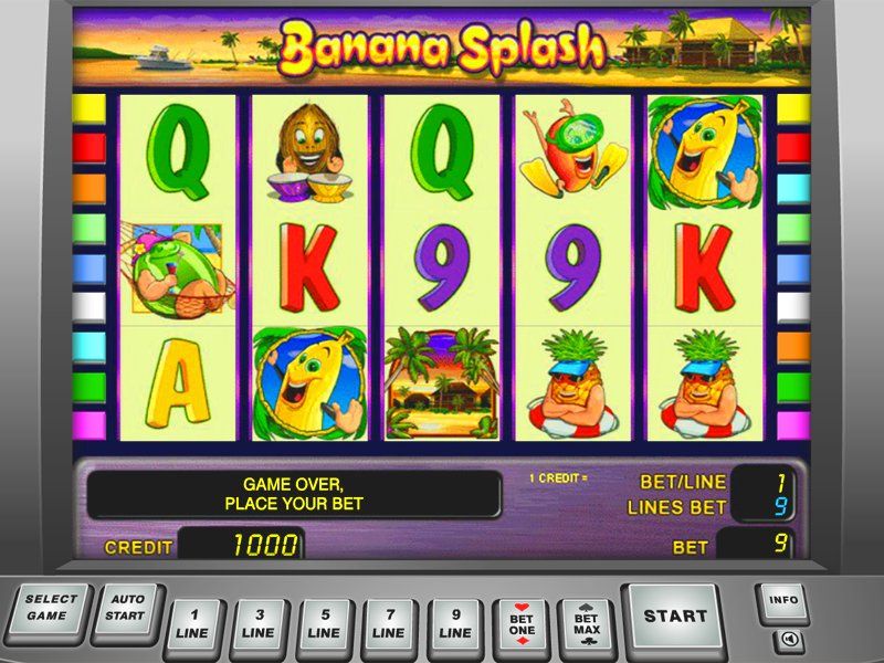 Banana Splash – обзор игрового автомата в Champion casino 