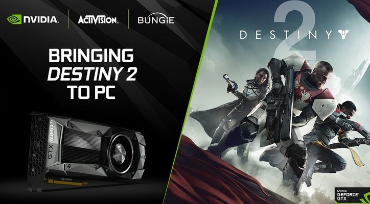 Destiny 2 бесплатно раздадут покупателям видеокарт Nvidia