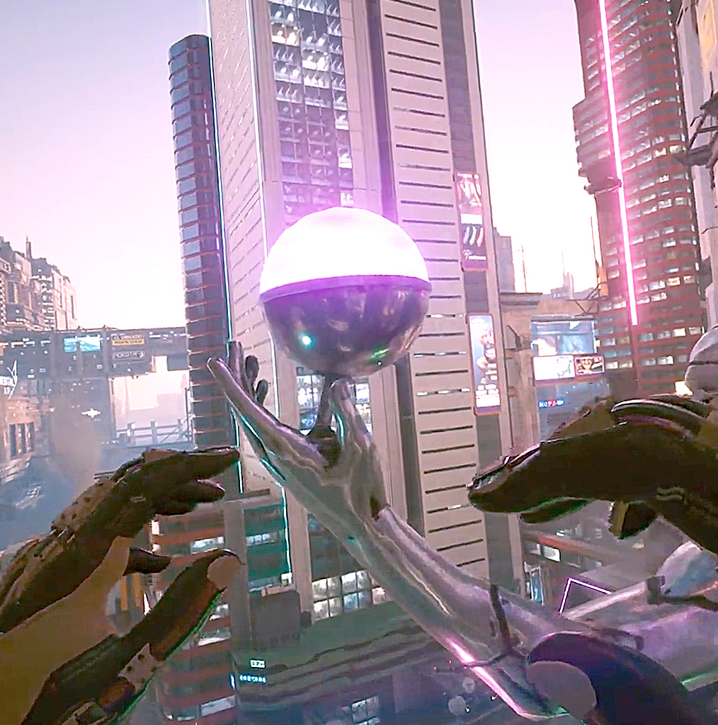Cyberpunk 2077 летать и взлетать можно