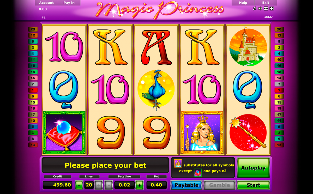 Игровые автоматы magic. Игровой автомат Magic Princess. Игровой автомат Magic Princess Novomatic. Magic Princess казино.