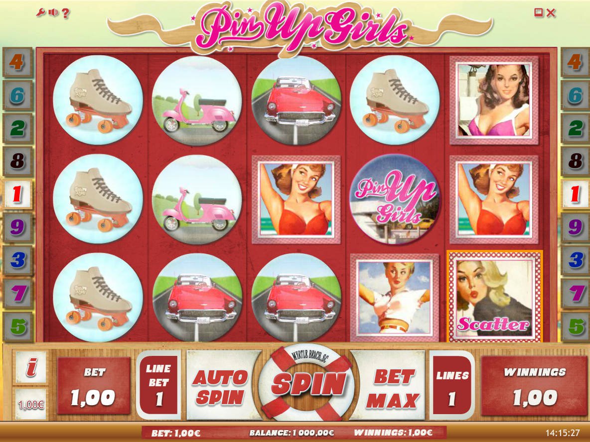 Обзор игрового автомата Pin up Girls